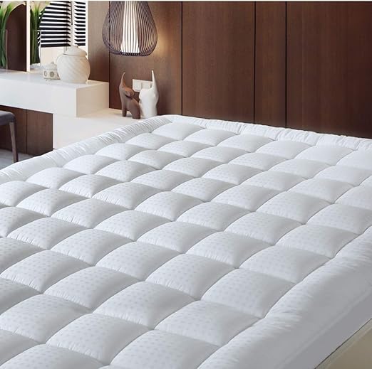 Amazon Com Balichun Pillowtop Twin Mattress Pad Cover 300tc 100