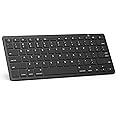 OMOTON Bluetooth Keyboard Compatible with iPad 10th Generation, iPad 10.2 (9th/8th/7th), iPad Pro 13/12.9/11 inch, iPad Air/Mini and More Bluetooth Enabled Devices, Black