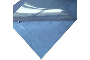 LMS 20x20x2mm Blue Soft Silicone Rubber Thermal Interface Pads CPU Heatsink Pack of 100