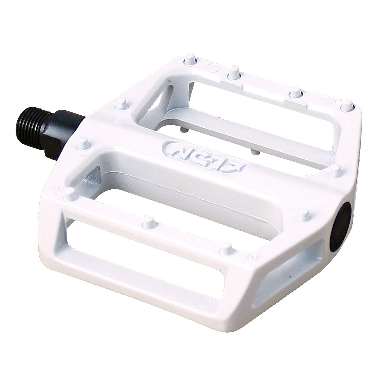 NC-17 Sudpin STD Zero Pro Platform Pedal/Bicycle Pedals MTB/Mountain Bike/BMX Pedal, Aluminium, Durable, Super Lightweight, Fixed Pins White white