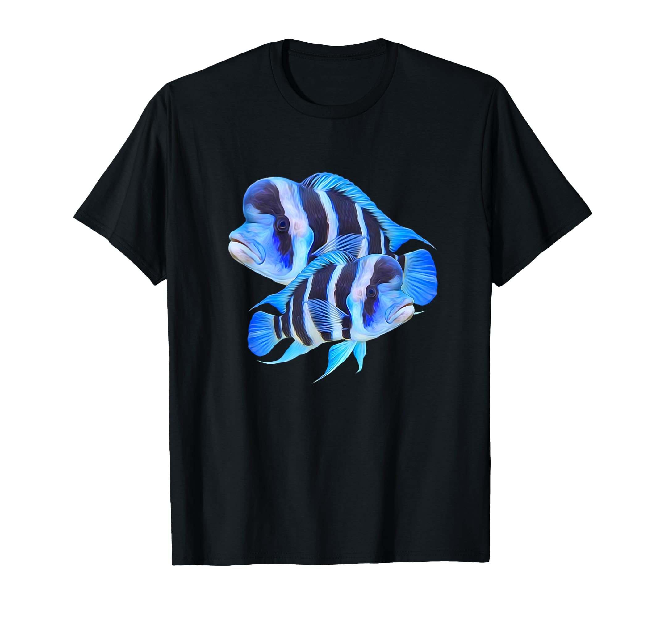 Frontosa Cichlid Fish Aquarium Owners Monster Fish Gift T-Shirt