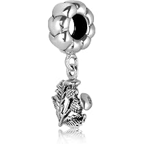 thumbnail image 2 of Sterling Silver Scottish Thistle Charm - Fits Pandora Bracelets 4.8-5mm 2 of 9