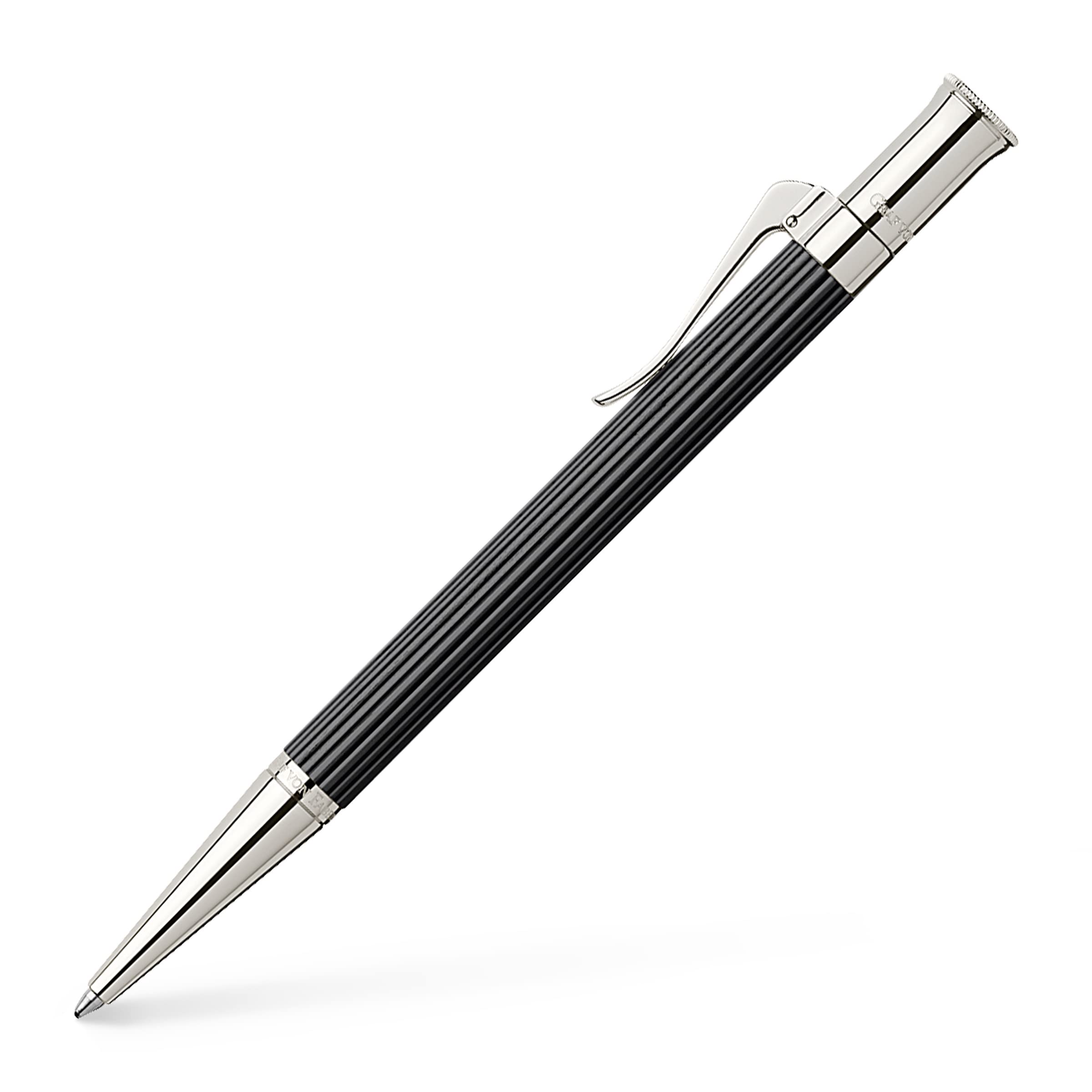 Graf von Faber-Castell Classic Platinum Plated Ballpoint Pen - Ebony — image 1