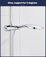 YEAUPE Shower Head Holder 360° Adjustable Chrome Plated 16-28mm Rail view 5