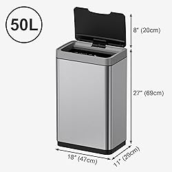 Mbillion Automatic Trash Can Touchless Trash Cans