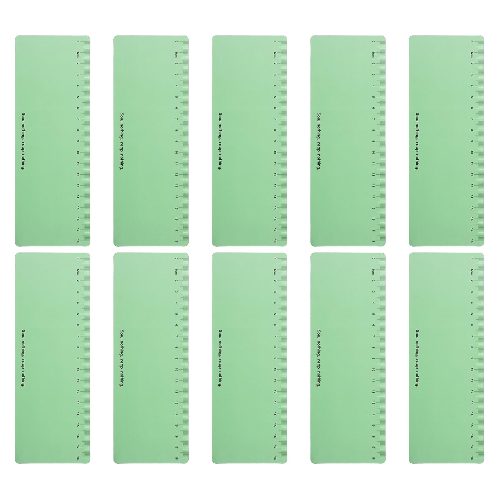 PATIKIL Guided Reading Strips, 10pcs Highlight Colored Overlay Bookmark Reading Tracking Ruler Teacher Teaching Supplies for Classroom, Dark Green