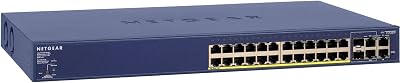 NETGEAR FS728TP 28-Port Fast Ethernet PoE Smart Managed Pro Switch 12 PoE 6