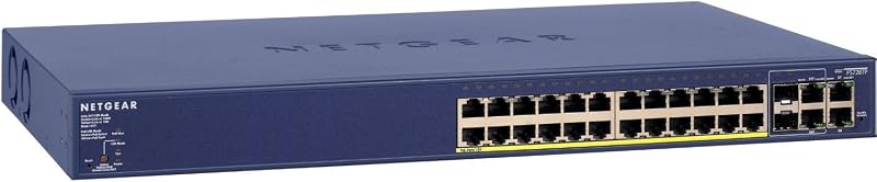 NETGEAR FS728TP 28-Port Fast Ethernet PoE Smart Managed Pro Switch 12 PoE 6