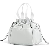 Mum's Memory Cute Reusable Insulated Drawstring Stain-Resistant And Water-Repellent Lunch Bag For Office Work Picnic