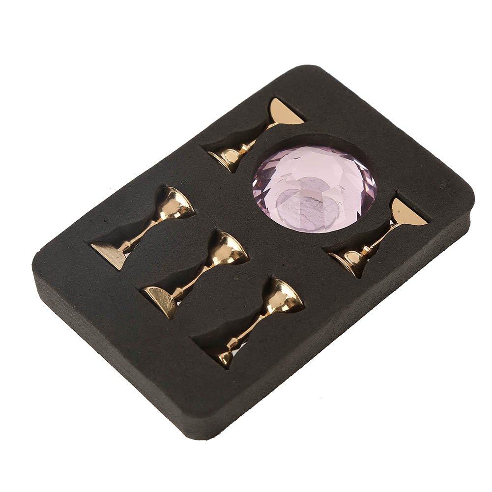 Magnetic Nail Tip Holder Nail Art Tips Holder 3D Magnetic Stuck Crystal Nail Art Holder,Nail Art Display Tools Set for Art Salon DIY and Practice Manicure