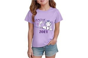 Girls T Shirts De_mon Hu_nters Cute Cartoon Graphic T Shirts Boys Girls Short Sleeve Shirts Christmas gifts for Kids