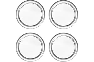 APUXON Plastic O Rings 4pcs 2-1/4" Clear Color DIY Crochet Ring Circle Hook Craft Tool Accessory for Handbag Car Seat Manual Handbag Material Plastic Ring Hook Café Curtain Rings