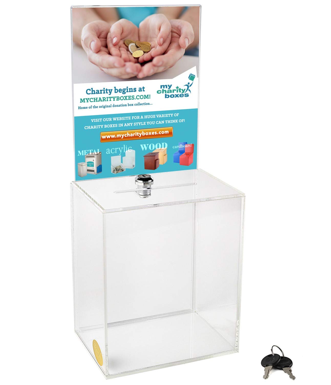 My Charity Boxes Large Donation Box Ballot Box Suggestion Box