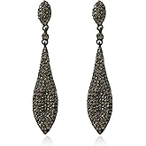 FENBORY Rhinestone Statement Earrings Double Waterdrop Earrings Cluster Crystal Drop Dangle Earrings Prom Party Wedding Earrings for Women