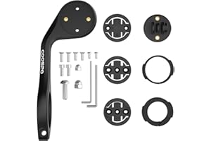 CooSpo Bike Computer Mount, Out Front Cycling Computer Extended Mount, Compatible with Garmin, Wahoo, Bryton, Bike Computer