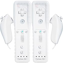 2 Pack Wii Remote with Wii Motion Plus Inside