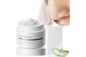 LANBENA 2.0 Nose Pore Strips, Blackhead Remover Mask with Salicylic Acid, Amazonian White Clay, Pore Cleanser Purifying Peel off Face Mask with 60 PCS Strips, Aloe Facial Mask(1.05 Ounce)