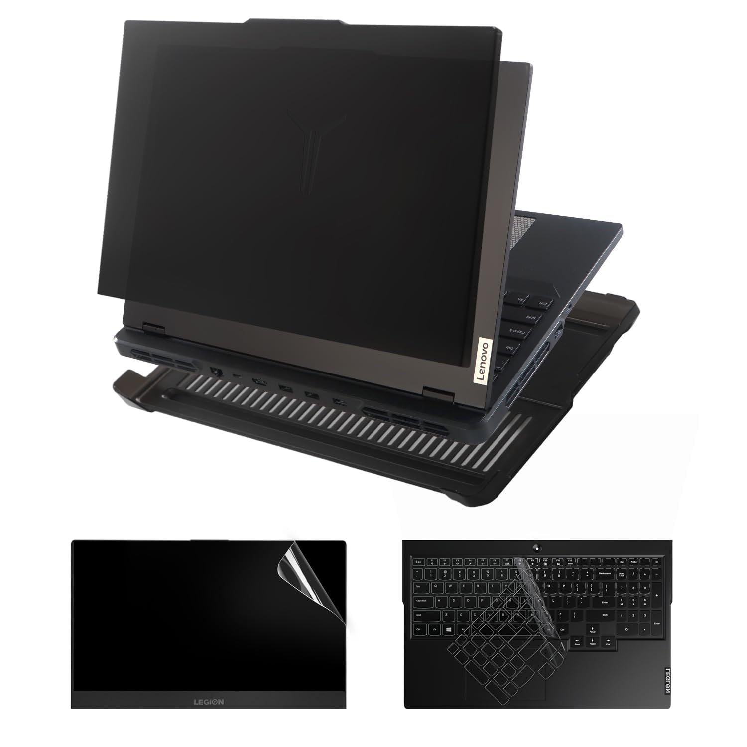 Photo 1 of IMMOENUC 4-in-1 Laptop Case Set for 2024/2023 Legion Pro 5 16IRX9/16ARX8/16IRX8 16 inches Hard Shell Protective Cover Only Compatible with The Legion Pro 5 Series Keyboard Cover & Screen Film