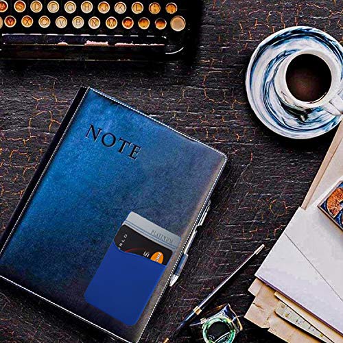 Phone Card Holder Silicone Wallet, Stick-on ID Credit Card Double Pockets for Smartphones iPhone/Android/Samsung Galaxy Black