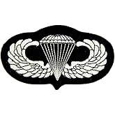 United States Army Airborne A/B Paratrooper Wings Patch, with Iron-On Adhesive