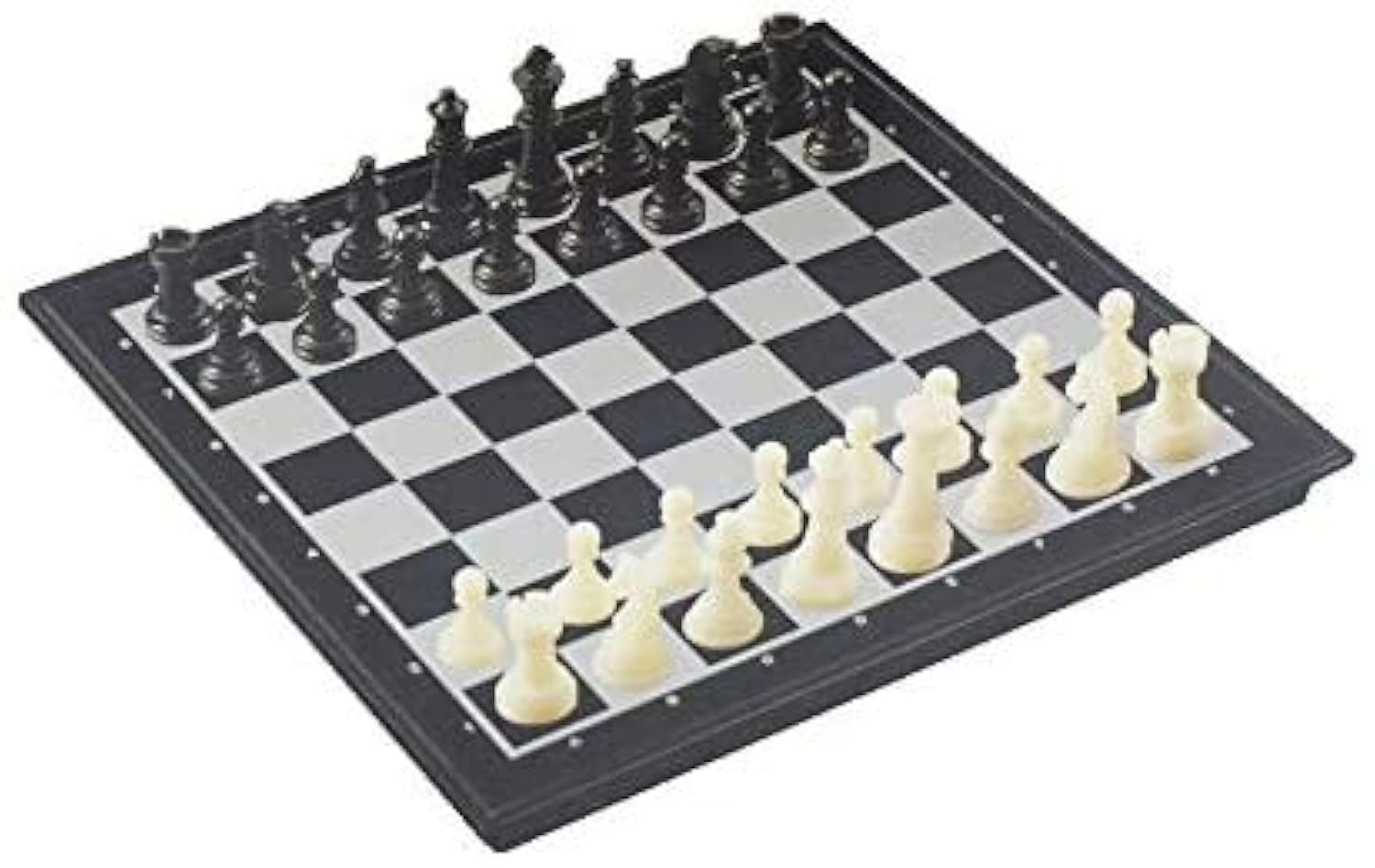 HTUK® Chess Game Large Magnetic Travel Chess Game Table Top Desk Game Folding Magnetic Chess Board