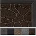 GORILLA GRIP 100% Waterproof All-Season WeatherMax Doormat, 47x35, US Designed Natural Rubber, Stain and Fade Resistant, Low Profile Indoor Outdoor Door Mats, Easy Clean Patio Mat, Dark Brown Pebble
