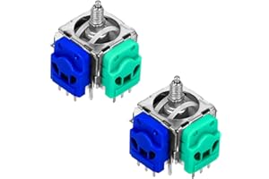 Ceozon Hall Effect Joystick 2 Pack Hall Electromagnetic Joystick Replacement Repair Accessories Compatible with Xbox Elite Co