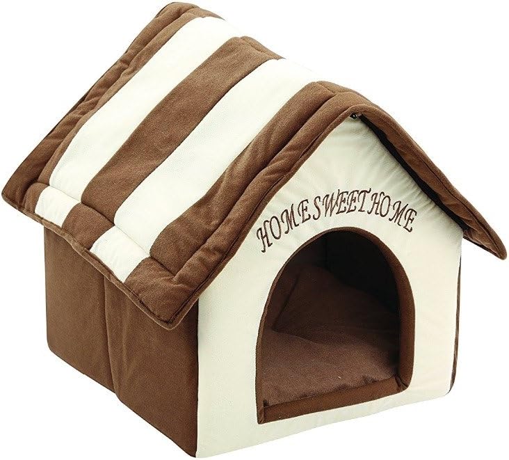 gomaomi Portable Indoor Pet Bed Dog House Soft Warm and Comfortable Sweet Room