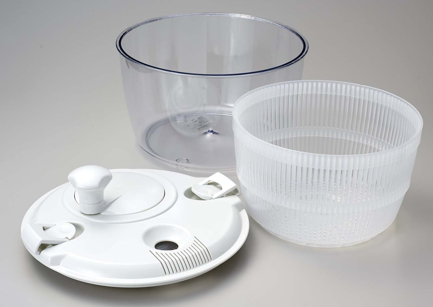 PEARL METAL Quick-Drain Mighty Vegetable Colander Bowl/Salad Spinner C-66