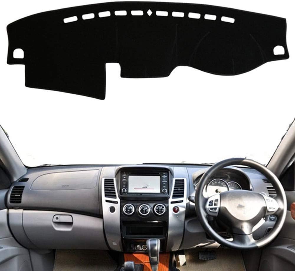 LYSHUI Dashmat Dashboard Cover Mat Pad Protect Sun Shade Carpet Accessories RHD,For Mitsubishi Pajero Sport Montero 2008 2009 2010-2016
