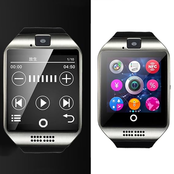 UKCOCO Reloj inteligente Bluetooth con cámara, pantalla táctil de ...