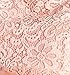 LaClef Maternity Floral Lace Baby Shower Party Cocktail Dress with Satin Waist (Small, Peach)