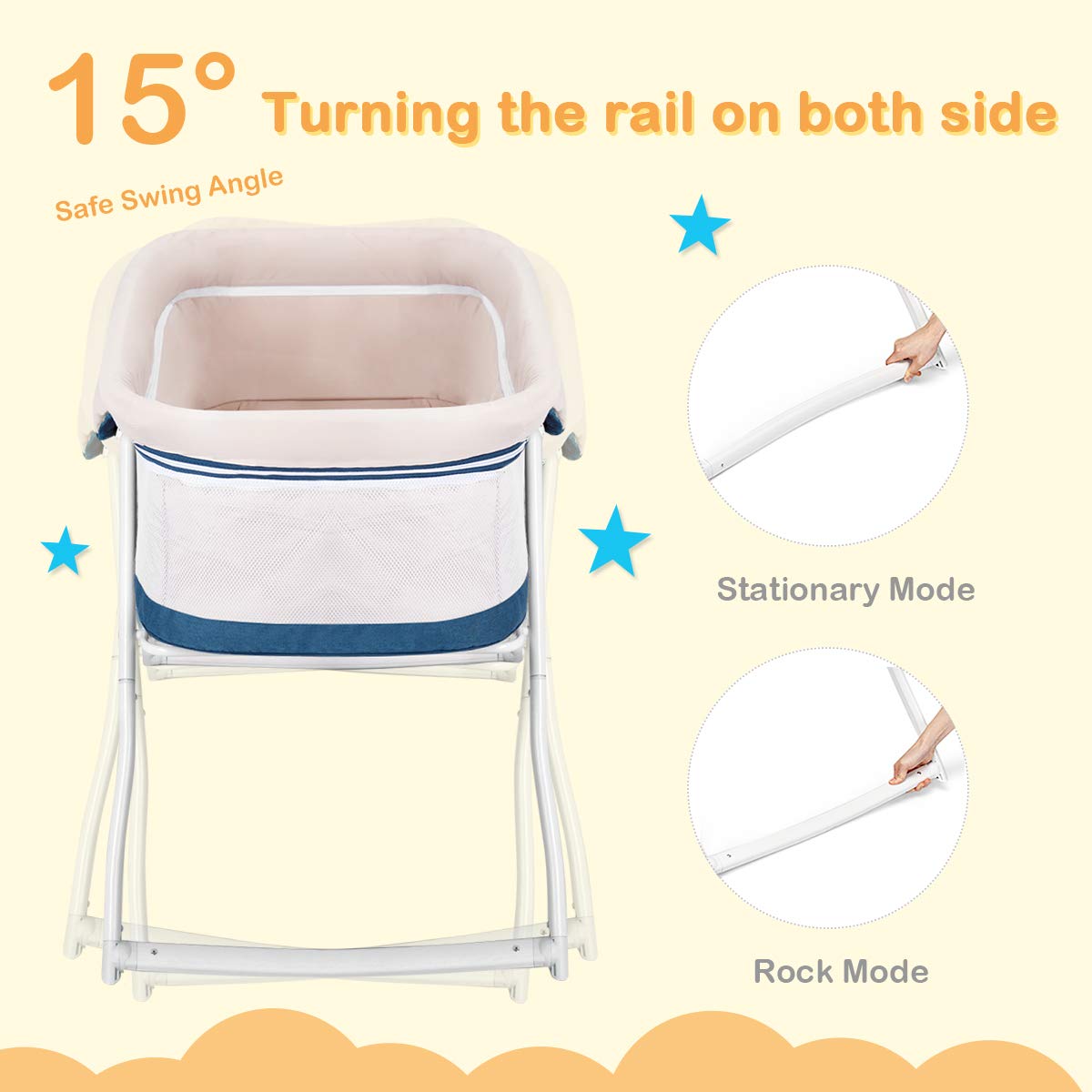 baby joy rocking bassinet