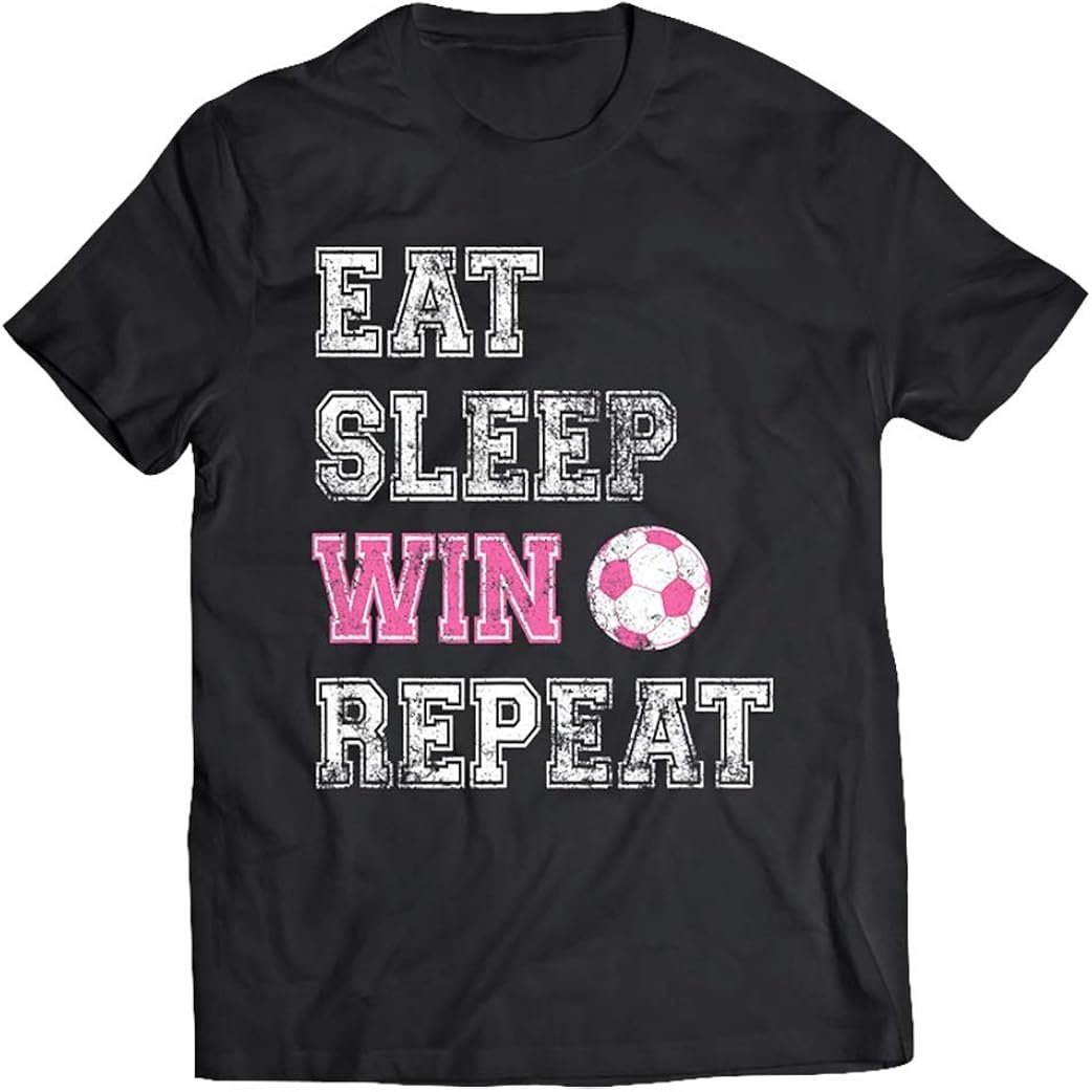 Soccer Eat Sleep Win Repeat F_o_o_t_b_a_l_l, Unisex Tee