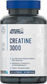 Applied Nutrition Creatine Monohydrate 3000mg Capsules 120ct 30 Servings view 1