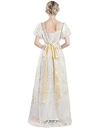 LTAKK Regency Dress Women Regency Costume Empire