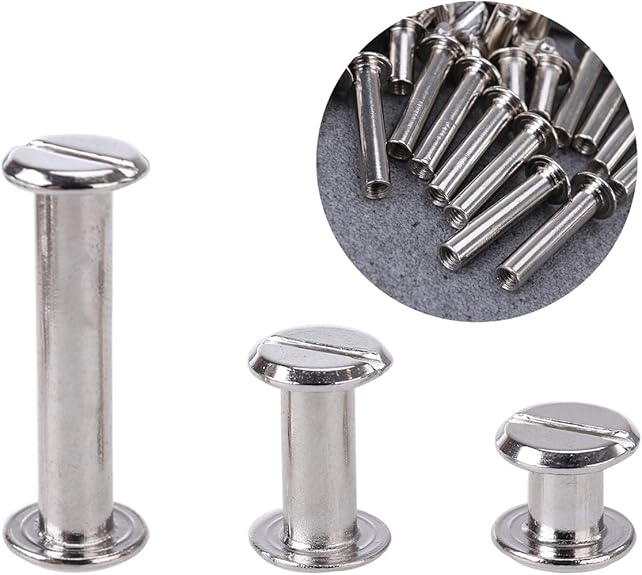 EXCEART 60 PCS Screw Binding Screw Posts Accessories Metal