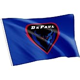 Desert Cactus DePaul University DPU Flag - 3 x 5 Feet Demons Banner, Indoor/Outdoor Durable Fabric, 100% Polyester Design (Style Z)