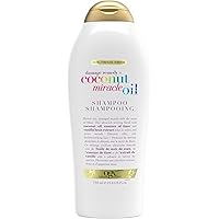 OGX Extra Strength Damage Remedy + Coconut Miracle Oil Shampoo for Dry, Frizzy or Coarse Hair, Hydrating & Flyaway Taming Sha