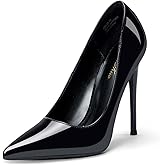 GENSHUO Women's 4.7 Inch Pumps Pointy Toe Stiletto Sexy High Heels Work Party Wedding Shoes