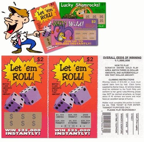 Fake Lottery Tickets