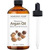 MAJESTIC PURE Moroccan Argan Essential Oil | 100% Pure and Natural Argan Oil | Premium Grade Essential Oils for Hair Care, Ho