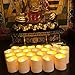 Flameless LED Tea Light Candles, Magicpro Battery-powered Unscented LED Tealight Candles, Fake Candles, Tealights, 24 Pack