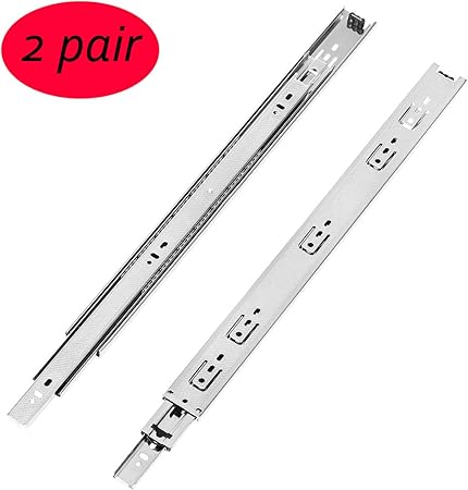 2 Pair Of 18 Inch Full Extension Heavy Duty Drawer Slides