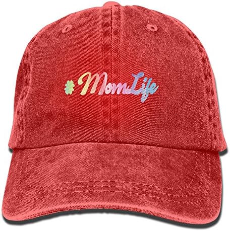 Mom Life Cowboy Baseball Hat One Size Running Cap Sanpback CapRunning Cap For Adult Men's Woman Cap