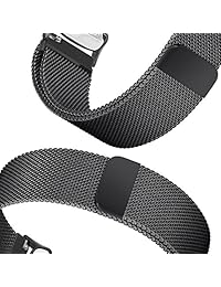 TOROTOP   Correa de repuesto para reloj Gear S2, correa de cuero genuino con conector de acero inoxidable para Samsung S2 Sport SM R720 R730 (no compatible con SM R732)