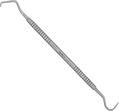 MJW Double Ended Stainless Steel Oral Hygiene Tool for Teeth Cleaning