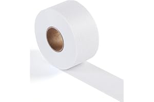 A ANYSSI Fusible Batting Tape, Batting Seam Tape, Single-Sided Adhesive Non-Woven Fusible Interfacing Tape for Quilting & Sewing (2 Inches x 40 Yards)