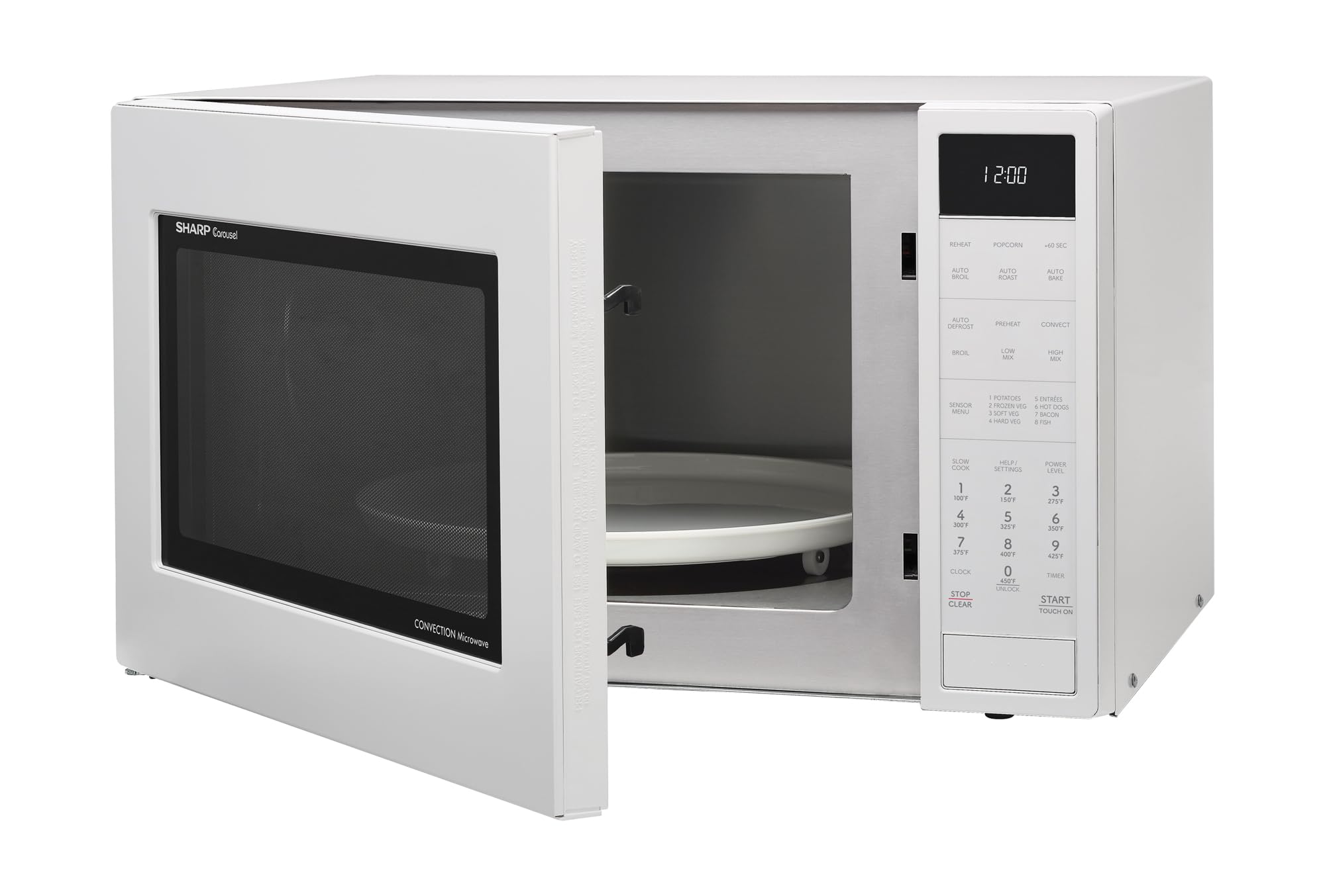 SHARP SMC1585KW Convection Countertop Microwave Oven with Removeable 15.4