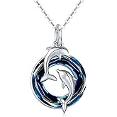 Cuoka Dolphin Necklace 925 Sterling Silver Mothers Day Gifts For Women Necklace Chains